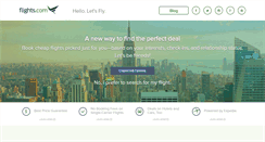 Desktop Screenshot of flights.com